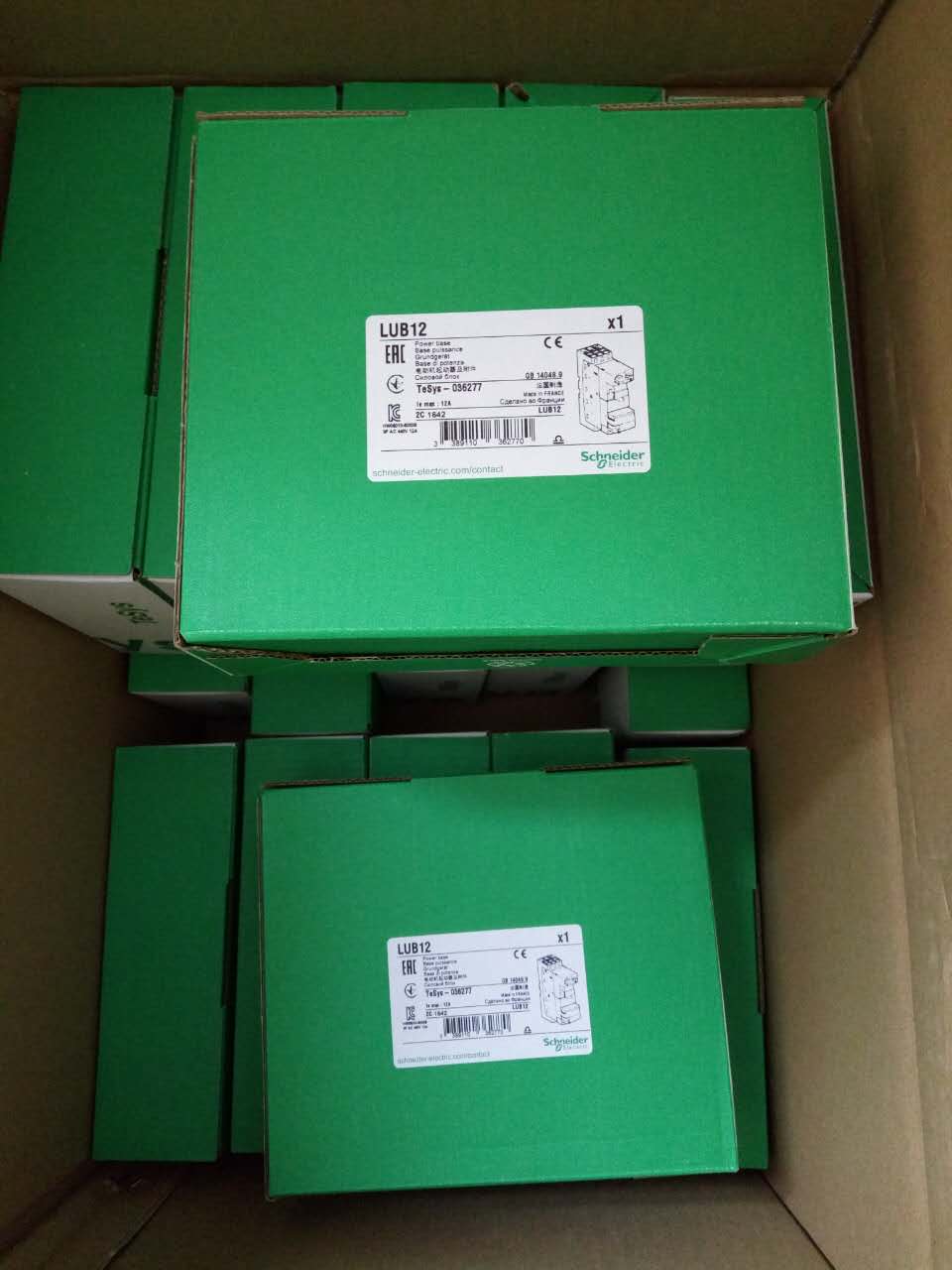 New original Schneider LUB 12 fake one penalty 10 warranty for one year