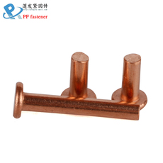 Заклепки с плоской головкой Флакон выполнен