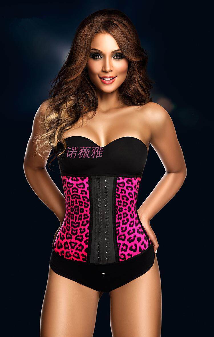 The new large size steel bone sexy rubber shapewear sports girdle waist cover short BAO WEN girdle bodysuit close the belly