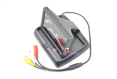 4 3-inch HD reversing car monitor car monitor LCD screen folding color dual avinput