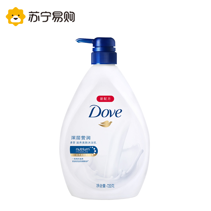 【苏宁易购】多芬深层滋养美肤沐浴乳720g（新老包装随机发货）