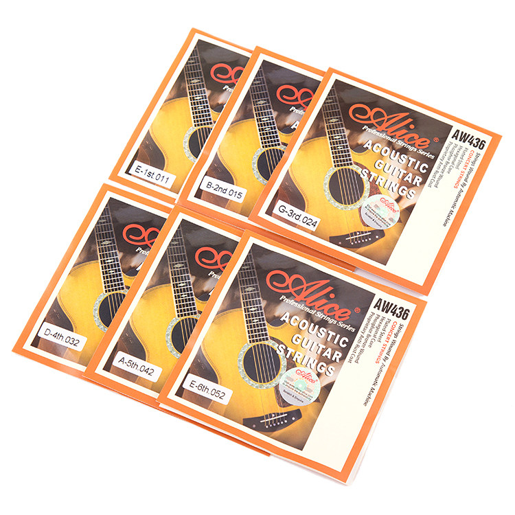 Alice AW436 folk guitar strings wooden guitar scattered strings 1 string 2 strings 3 strings 4 strings 5 ​​strings 6 strings set of strings