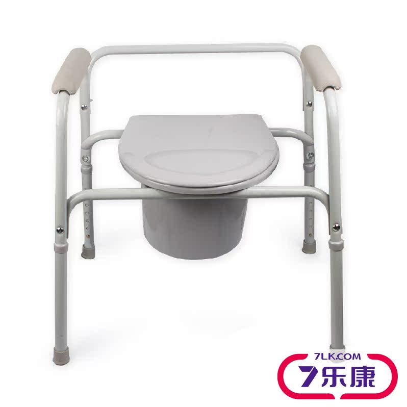 鱼跃坐厕椅 H020B 坐便器移动 座便椅 老人孕妇家用 可折叠 包邮