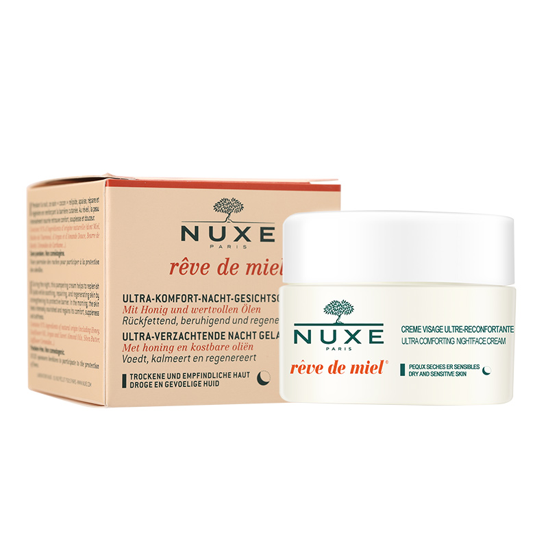 NUXE/欧树 蜂蜜舒缓晚霜 50ml 滋养温和舒缓