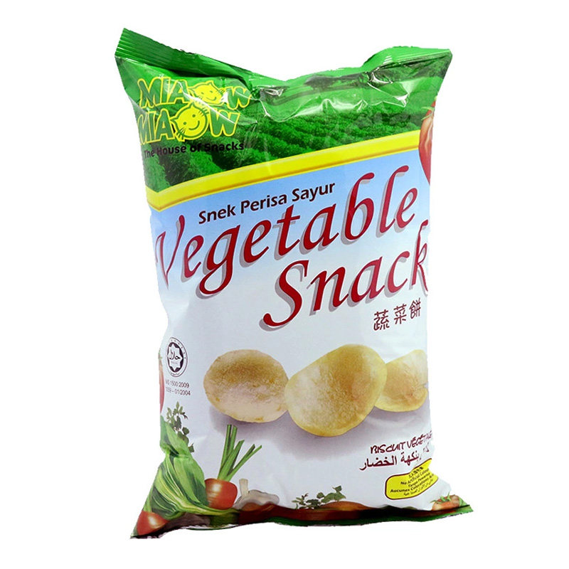 【天猫超市】马来西亚进口膨化零食品 妙妙蔬菜味薄片60g休闲美食