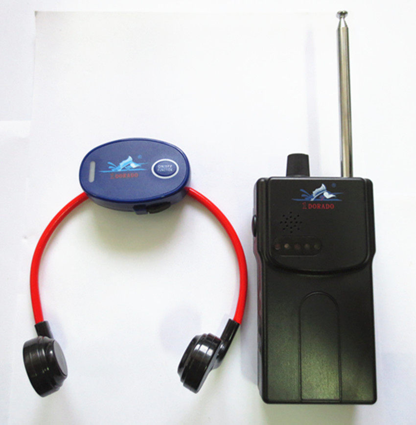 Bone conduction underwater teaching machine diving swimming training walkie-talkie wireless receiver headset