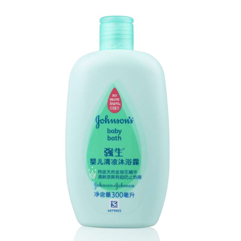 强生婴儿清凉沐浴露300ml