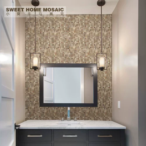 Мраморная фоновая стена плитка, деревянная зерна желтая культура камень натуральный камень ванная комната кухня балкон -ресторан европейский стиль наклейки на стены