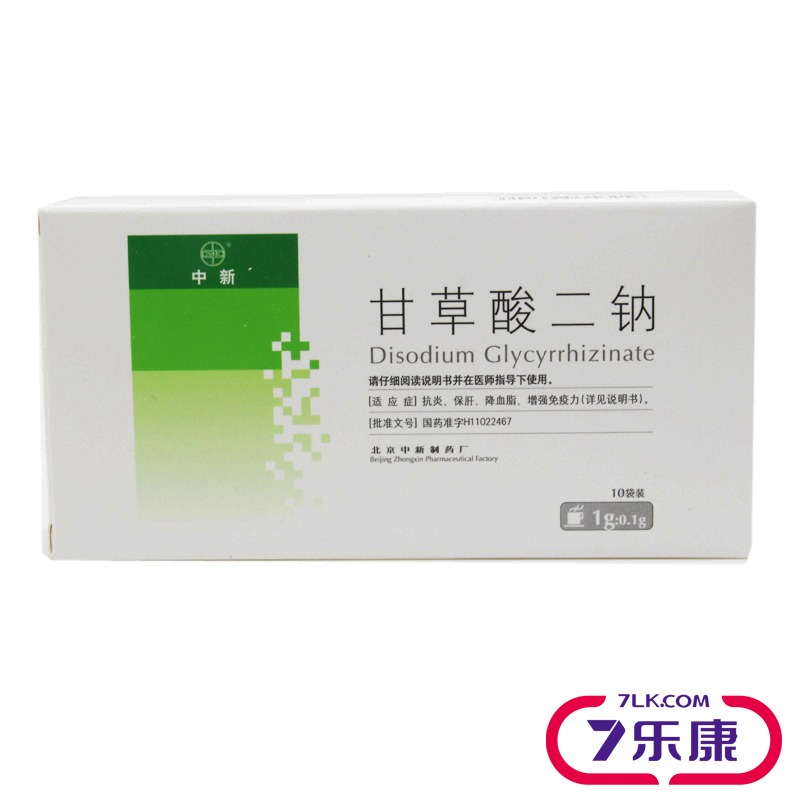 中新 甘草酸二钠 1g*10袋/盒