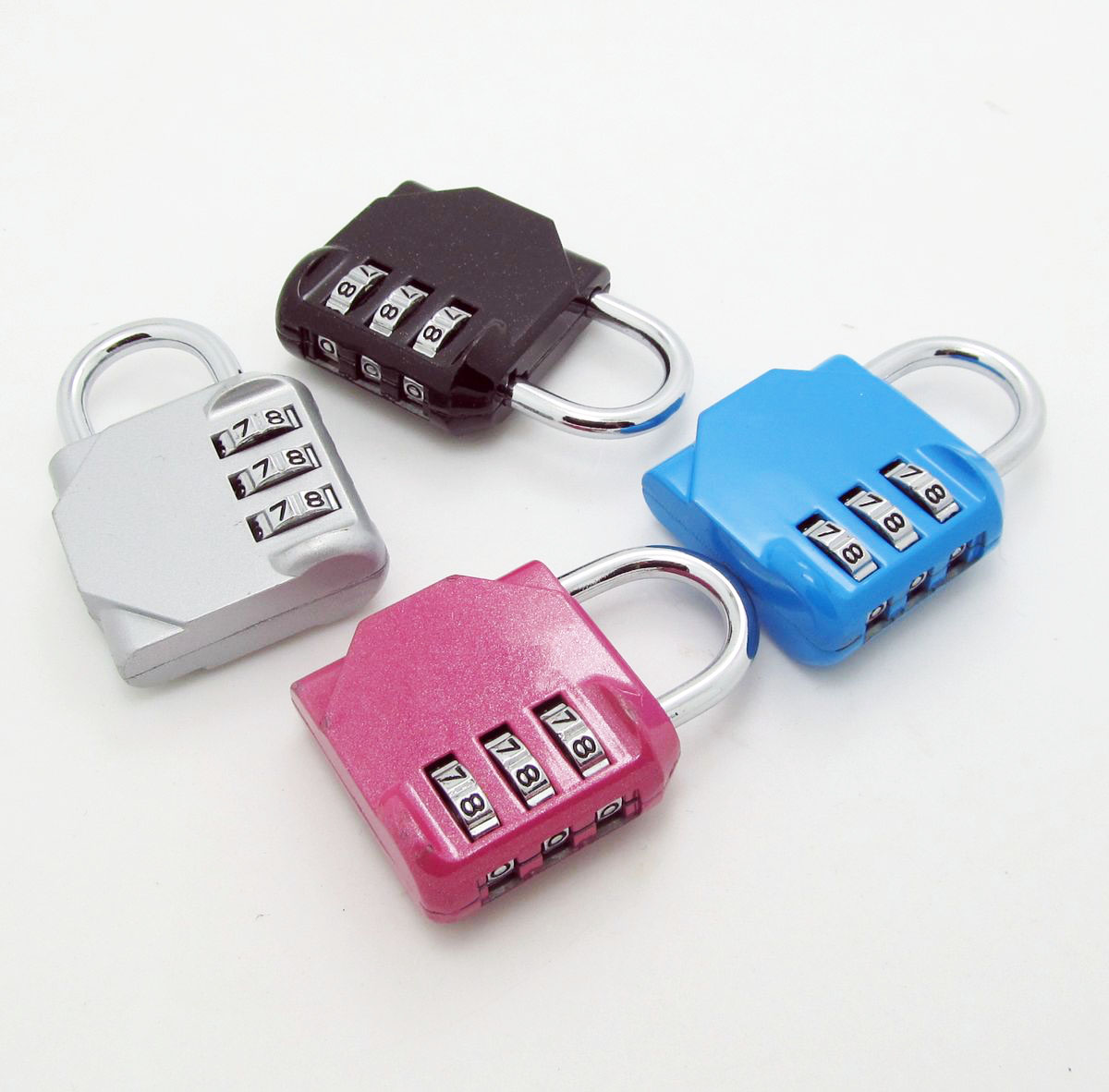 Bullhead shape combination fashion lock fashion lock box bag lock zinc alloy code lock (H-35)
