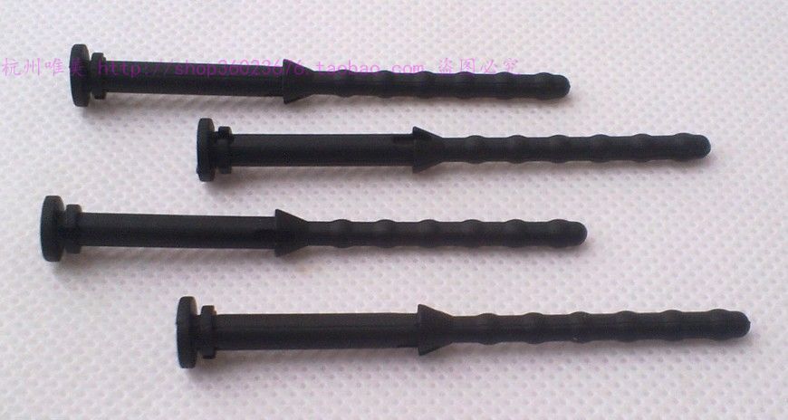 Host Shell Fan Black Silicone Nail Long Version Shock Absorbing Nail 2 5CM thick Even hole splitting holes are available 4 pieces 1 Yuan