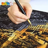 Скретч картина, интеллектуальная игрушка, DIY, подарок на день рождения