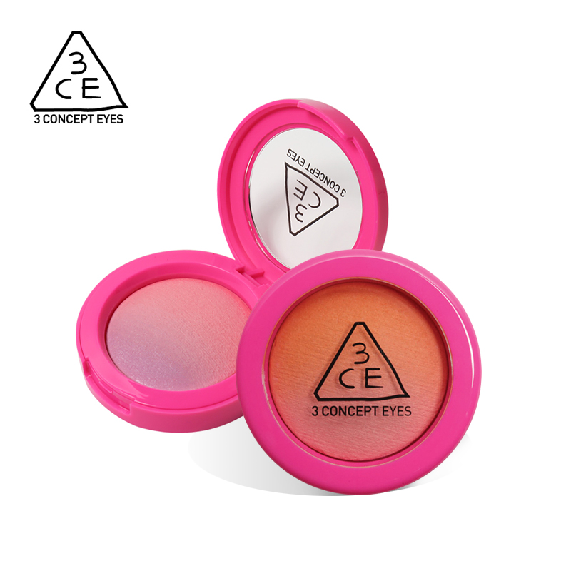 stylenanda官方正品 3CE PINK GRADATION BOLD BLUSH 渐变腮红 4g