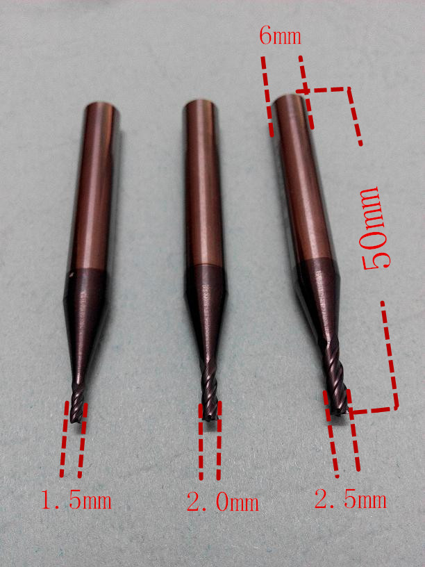 Pure tungsten steel milling cutter is used to copy the S slot snake groove key with the inner and outer milling slot key all tungsten steel gong knife