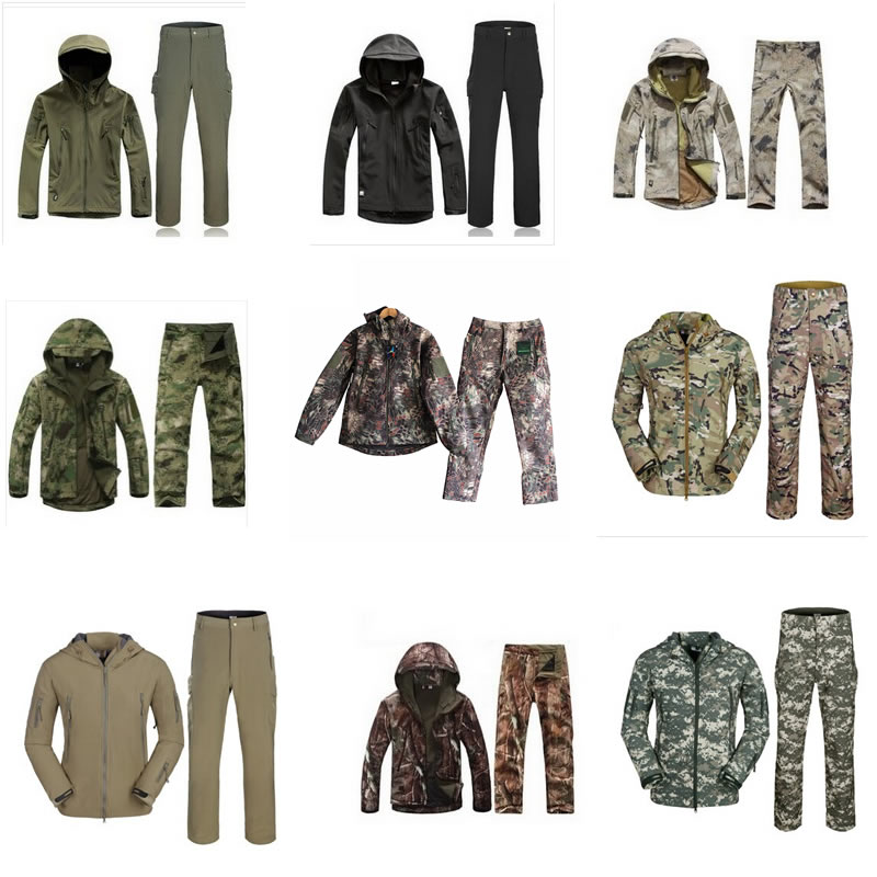 Army eagle TAD Sharkskin soft shell stormtrooper jacket stormtrooper pants outdoor camouflage combination set