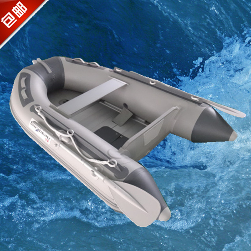 Shisheng rubber boat rubber boat assault boat 23 meters 2 people boat aluminum alloy bottom fishing boat kayak new product