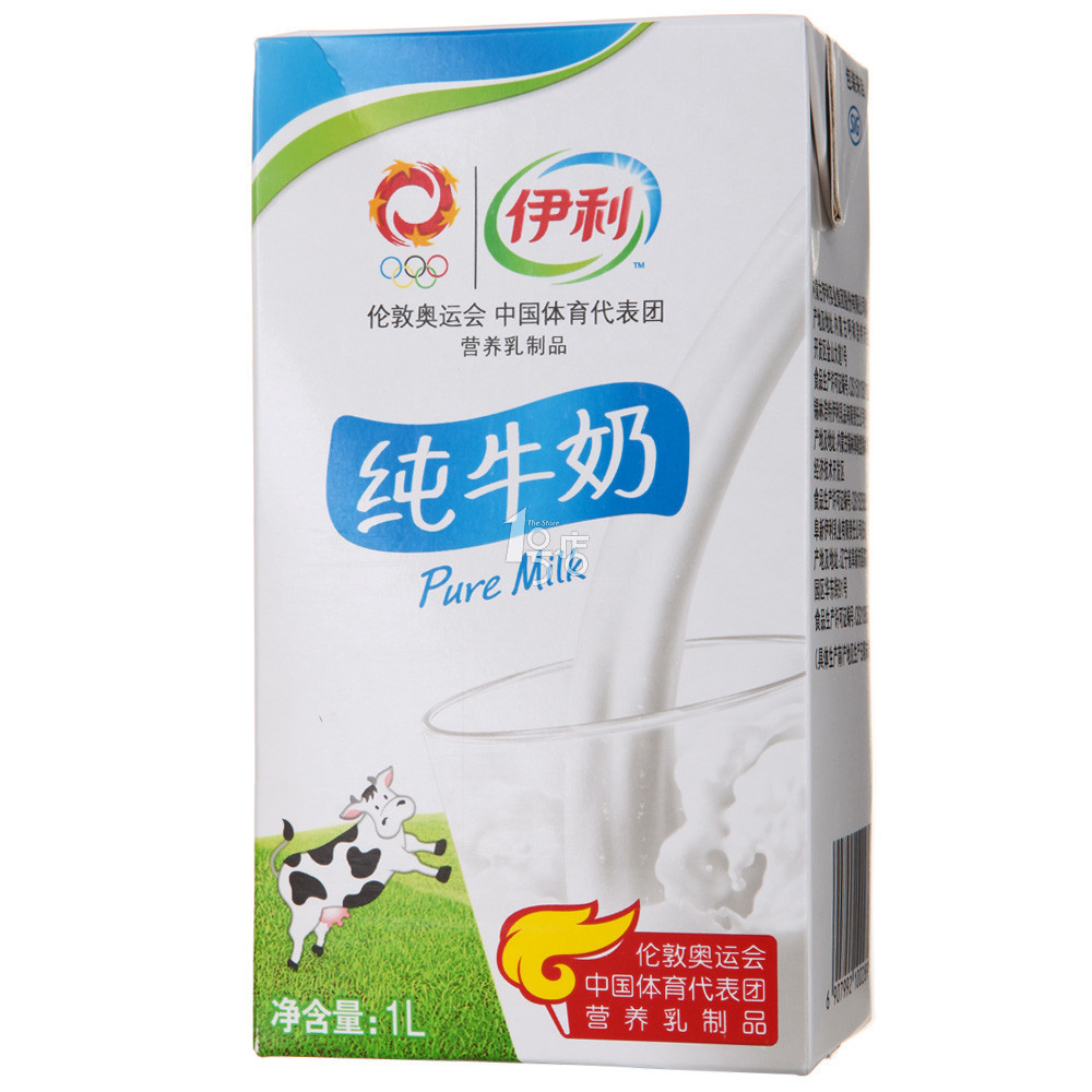 伊利 纯牛奶 1L 一号店
