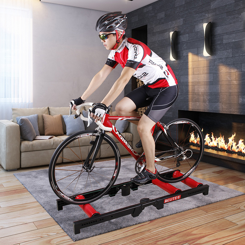 DEUTER Taiwan's new nylon glass fiber silent roller riding table training table installation-free quick folding