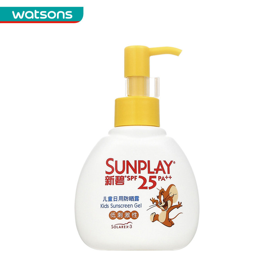 【屈臣氏】 新碧儿童日用防晒露SPF25PA++100克 保湿防