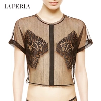 Bộ sưu tập LA PERLA Ms TRIBAL DREAM Sexy Slim lưới họa tiết thêu thời trang hàng đầu đồ mặc nhà