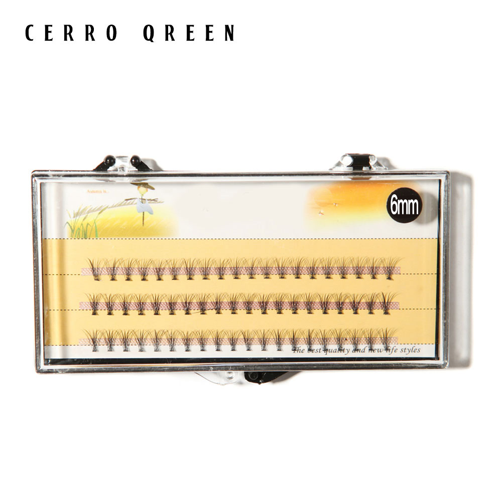 彩妆品牌 cerroqreen新款推荐 嫁接式假睫毛 下睫毛6mm 清仓特价