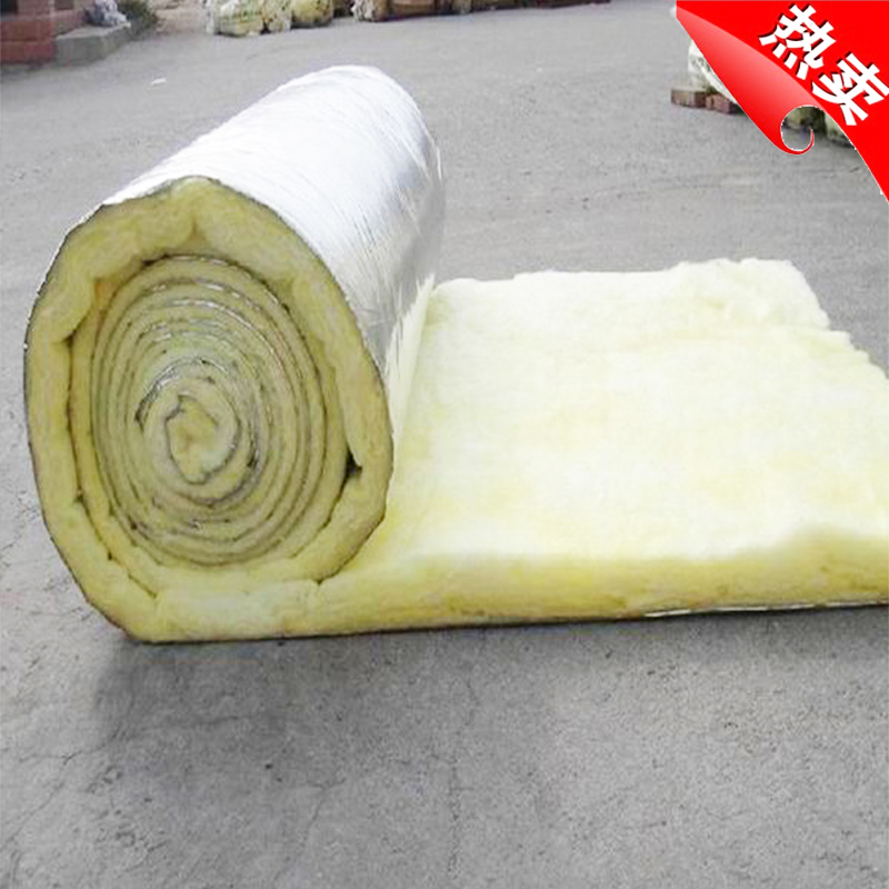 Cinema KTV sound insulation cotton sound-absorbing cotton felt glass wool fireproof aluminum foil cotton Suspended ceiling insulation silencer