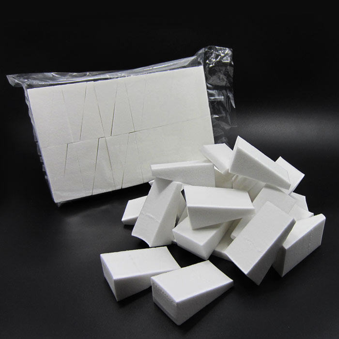 Not dropping the slag without latex 24 triangular makeup powder bashing sponge wash face to hit powder bottom double function