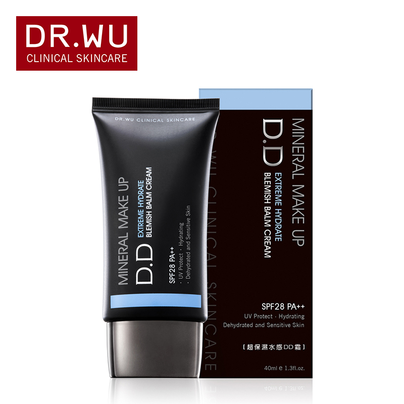 DR．WU/达尔肤超保湿水感DD霜40ML控油补水隔离防晒