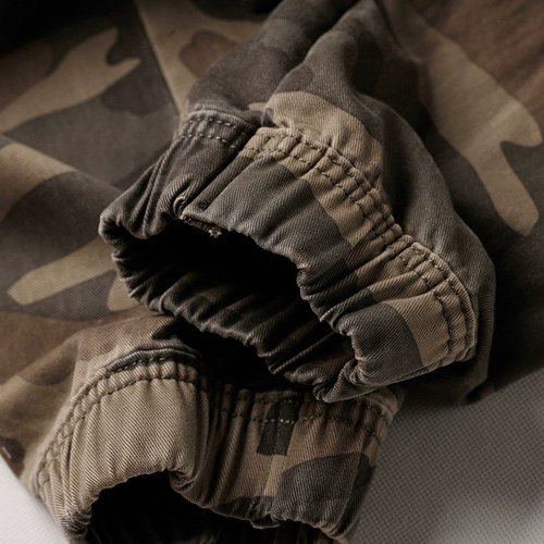 Камуфляжные спортивные дорожные штаны, свободный крой