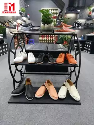 Shoe Store Shoe Shelf Display Shelf Shopping Mall Creative Display Display Desk Clothing Store High and Low Water Table Bag Jewelry Shelf