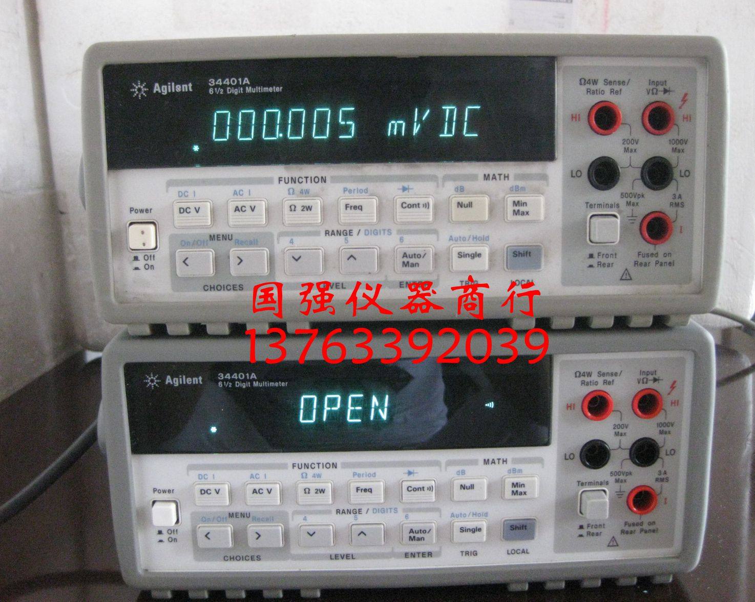 Anteren 34401A high-precision 6-position semi-digital desktop Wanuses meter two watches 9 into new package metering via