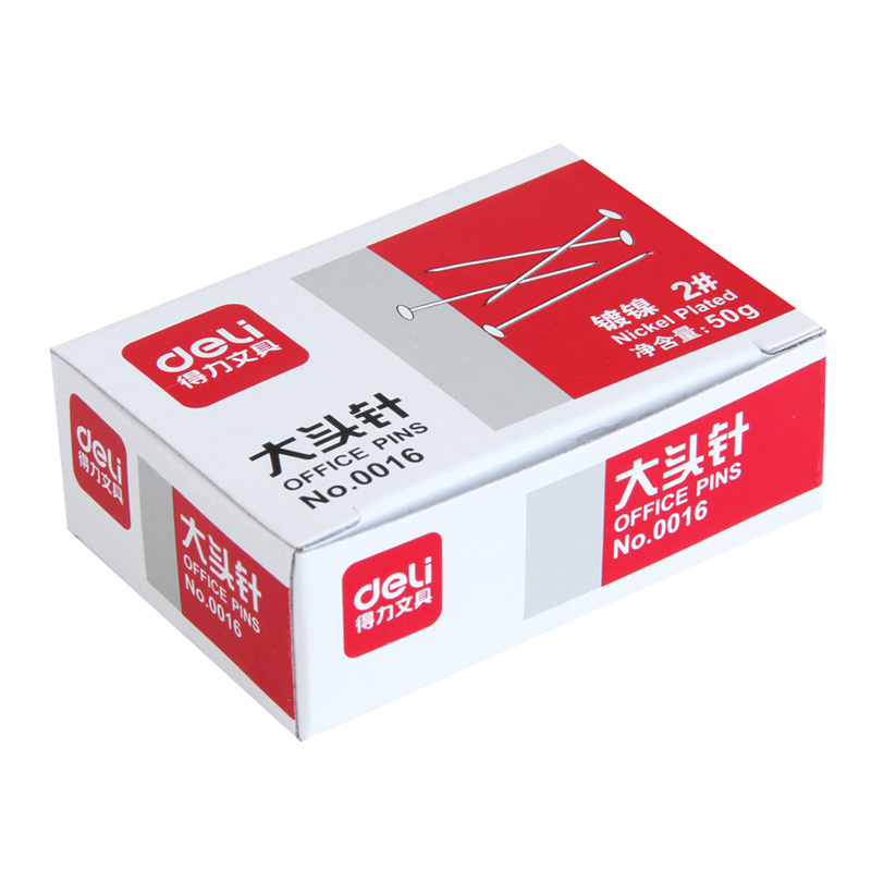 Able stationery 0016 large head needle 24MM tack nickel plated nickel head binding supplies office supplies