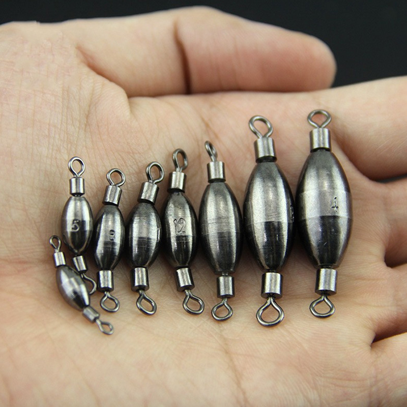 Cavalry with swivel copper copper pendant counterweight new fast lead fall sea fishing Road Aiji string hook fishing accessories