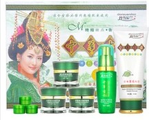 化妆品护肤中华美女神白里透红五合一五件套件套装提亮肤色化妆品