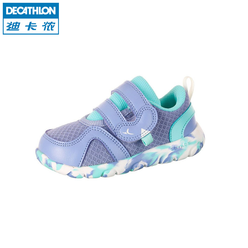 迪卡侬婴幼儿印花学步鞋 防滑超轻男女小童DOMYOS BB