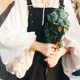 MissEgg ພາກຮຽນ spring ແລະ summer ໃຫມ່ retro Victorian Palace lantern sleeve ແຂນຍາວ Mori ເສື້ອສີຂາວຂອງແມ່ຍິງວ່າງ lace