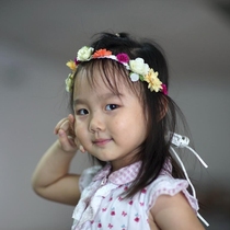 Original single simulation small flower decorated deer belt belt rope band multi-purpose flower jewelry