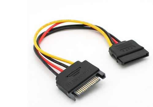 SATA power extension cord 20 cm serial port power extension cord SATA 15P male power cord-Taobao