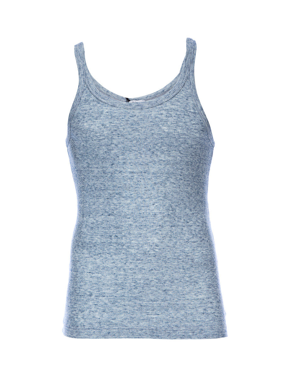 Dolce&Gabbana 灰蓝色罗纹背心