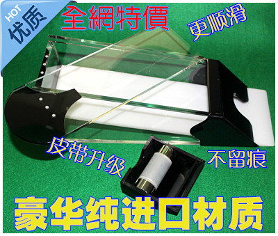 Genuine baccarat dealer poker machine can hold 8 decks of poker high transparent with strong magnetic cover Macau series