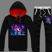 Jabbawockeez Mặt Nạ Dancer Hoodie Áo Len Mặt Nạ Sao Couple Set Hip Hop Đường Phố Đội Vũ Quần Áo Quần