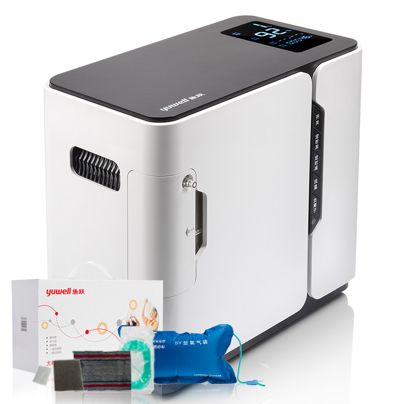【送大礼包】鱼跃氧气机YU300 保健氧家用吸氧小巧老人孕妇制氧机
