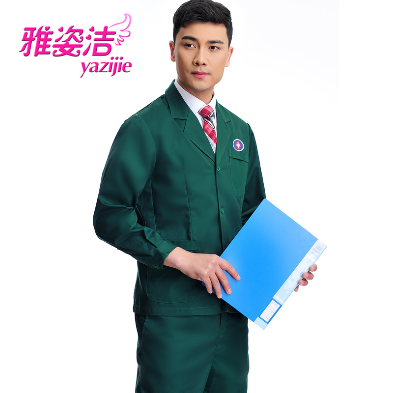 Elegant 120 First aid Emergency Medicine Emergency Doctor Clothing Split Suit Short Sleeve Summer Dress Winter Dress Long Sleeve Ink Green Emergency Clothes