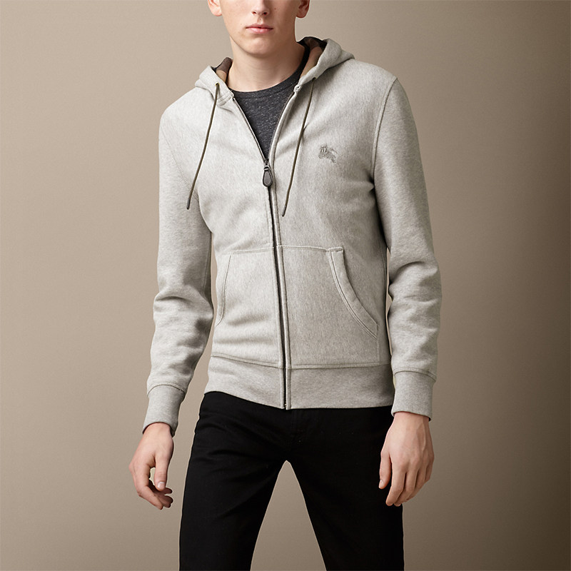 BURBERRY/博柏利平织棉质连帽上衣 39297451