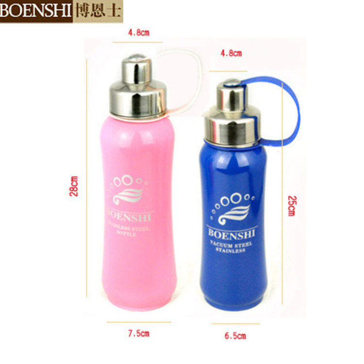 Borns' lovers stainless steel Vacuum Thermos cup bicycle sports kettle outdoor mountaineering space pot