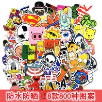 Car sticker body cartoon graffiti decoration personality motorcycle sticker car accessories waterproof decal