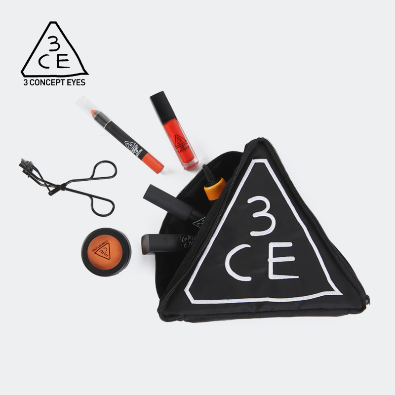 STYLENANDA官方 3CE TRIANGLE POUCH 三角形时尚 化妆包