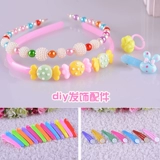 Детский браслет из бисера ручной работы, ободок, шпильки для волос, аксессуар для волос, кольцо, серьги, аксессуары, DIY