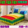 Khăn trải giường bằng vải cotton đơn mảnh trải giường nệm trải giường 1.5 / 1.8 giường đặc biệt cung cấp phiên bản tiếng Hàn của tấm trải giường chống trượt váy giường đẹp	