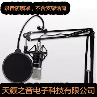 Professional advanced double-layer large recording anti-spray anti-spray net microphone microphone microphone double-layer anti-spray net